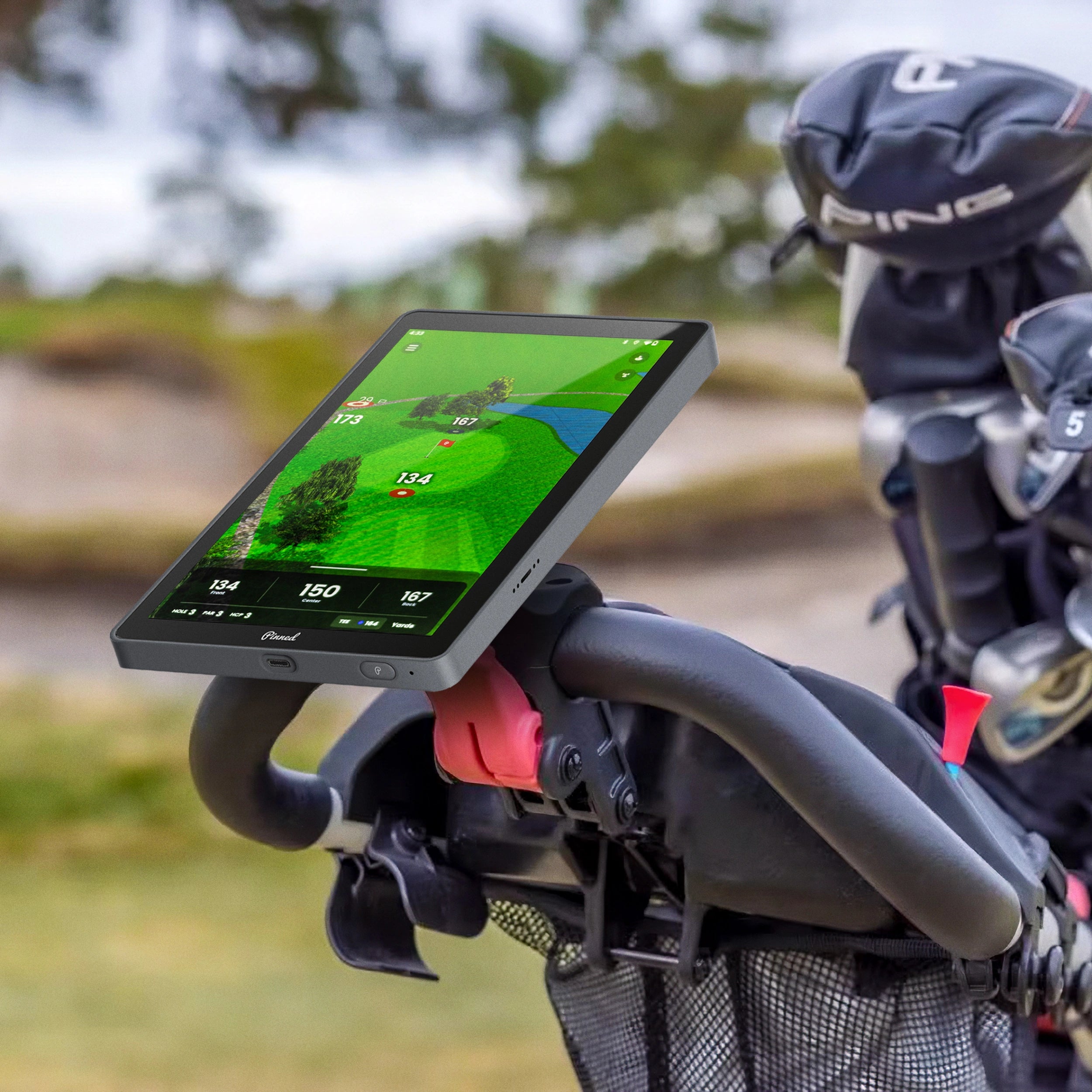 Pinned Golf The Caddie — Tablette GPS de golf