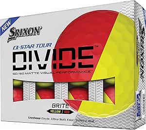 Srixon Q star Tour DIVIDE Jaune ROUGE - golfcdepotenter.com