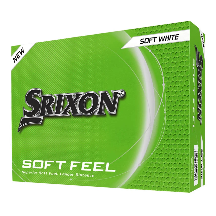 Bolas de golf Srixon Soft Feel Blancas (caja de 12)