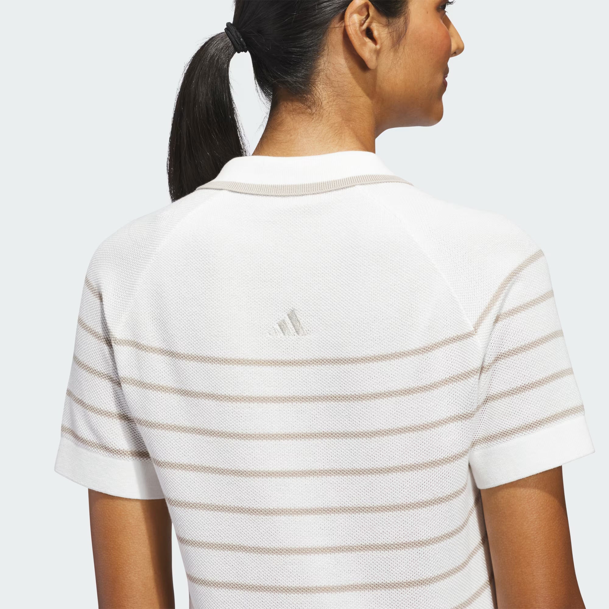 Adidas Polo de golf Maille rayé Ultimate365+