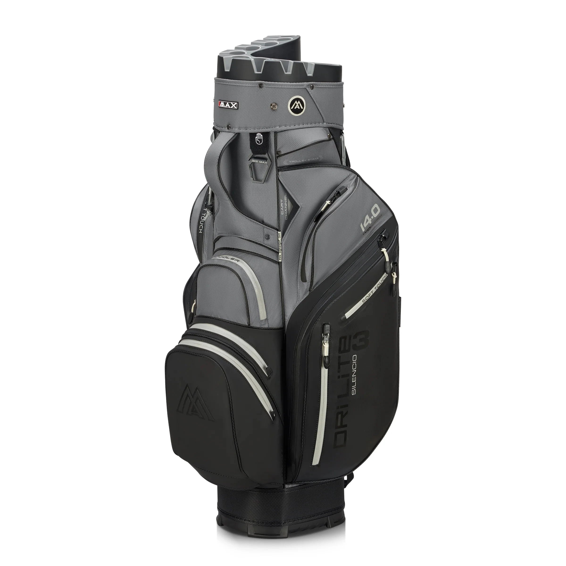 Big Max Sac Chariot Silencio 3 Black Grey