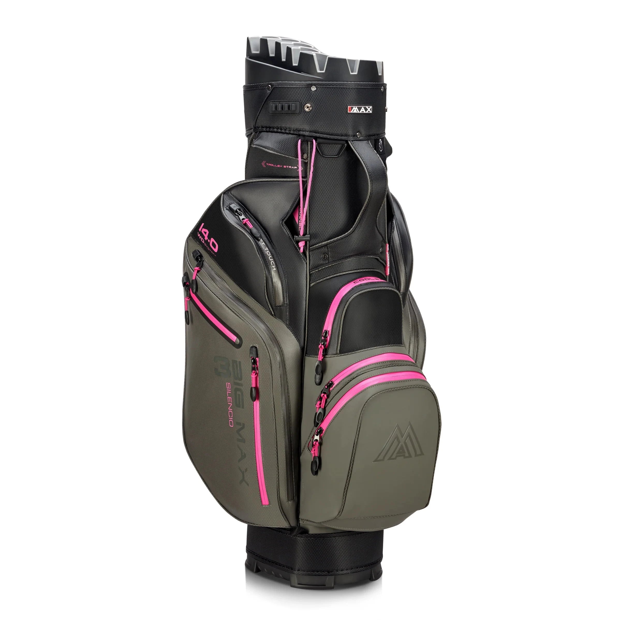 Big Max Sac Chariot Silencio 3 Charcoal/Fushia
