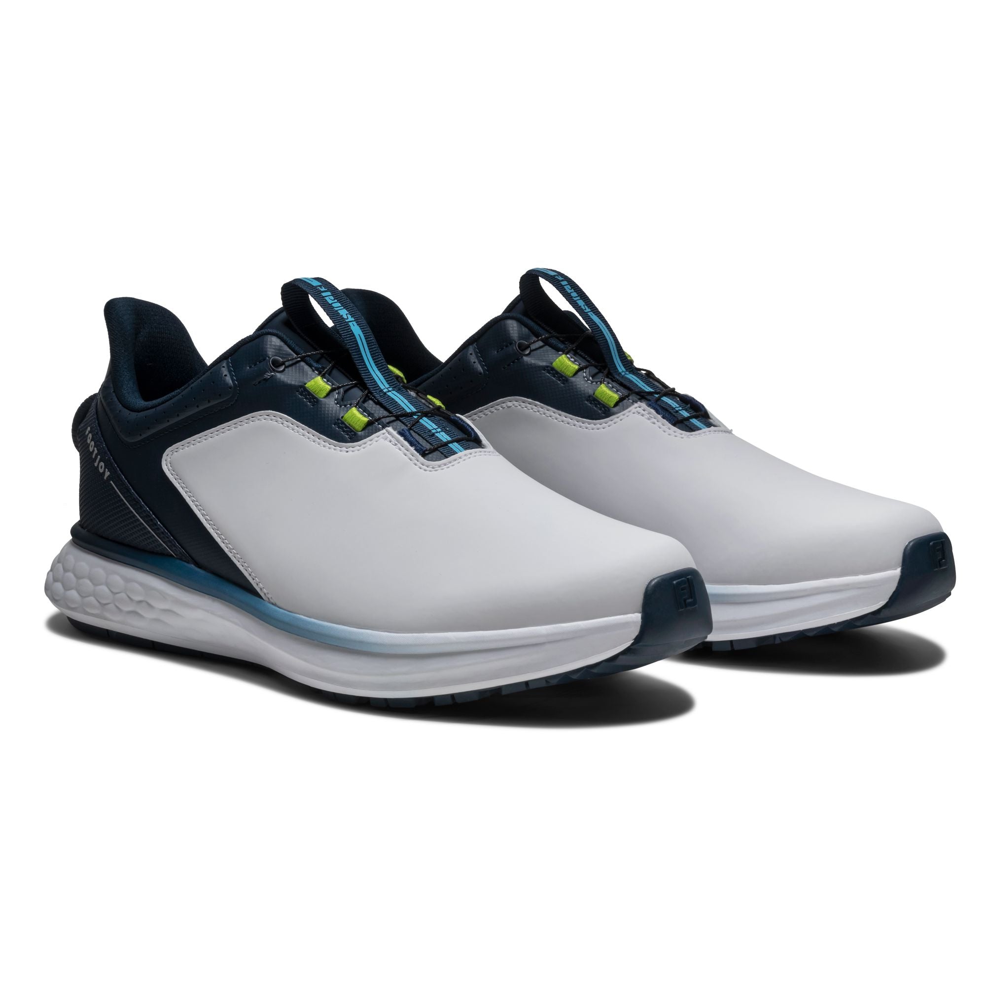 FootJoy Chaussure PULSE BOA blanche Marine Bleu