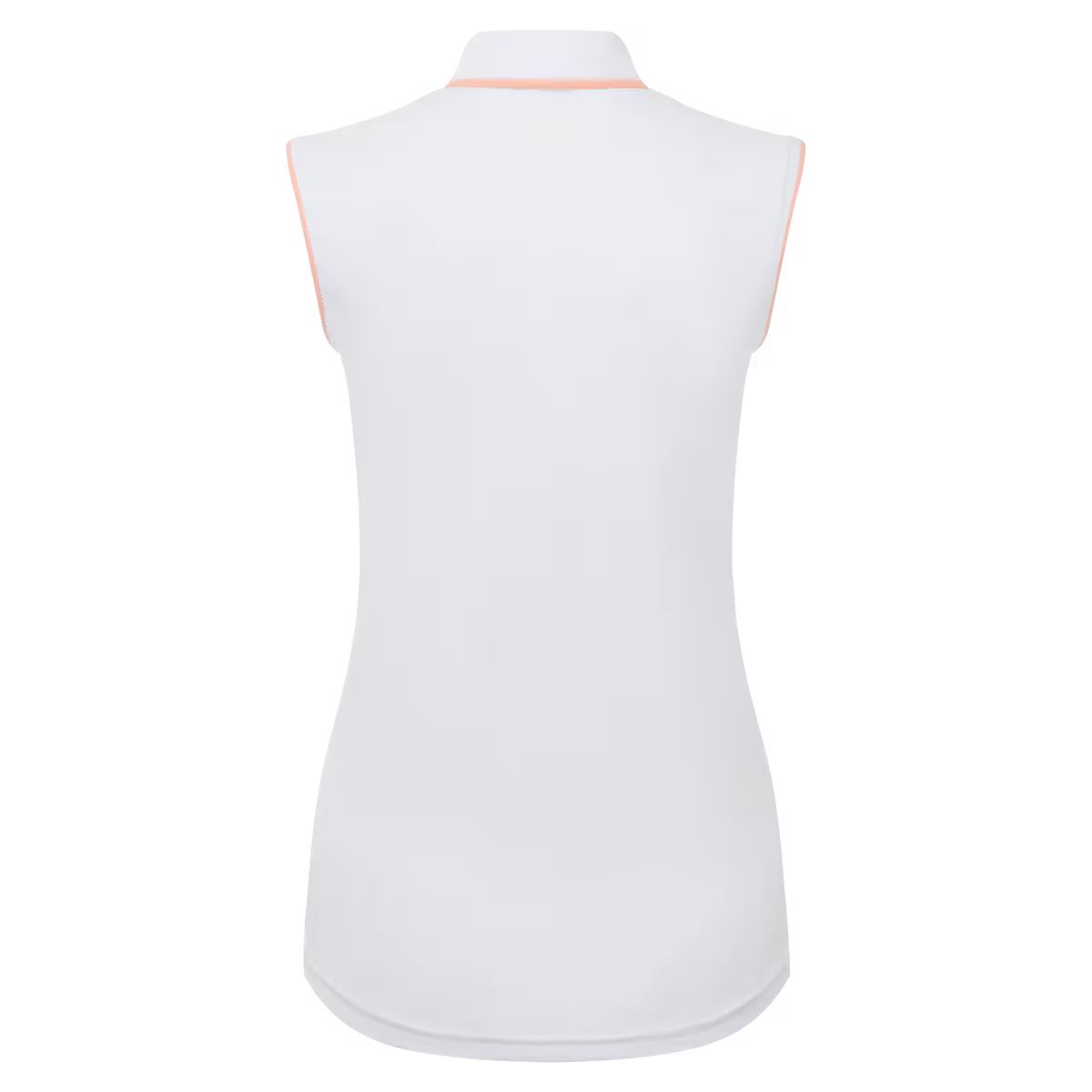 Footjoy Polo Femme sans manche Blanc/Pêche