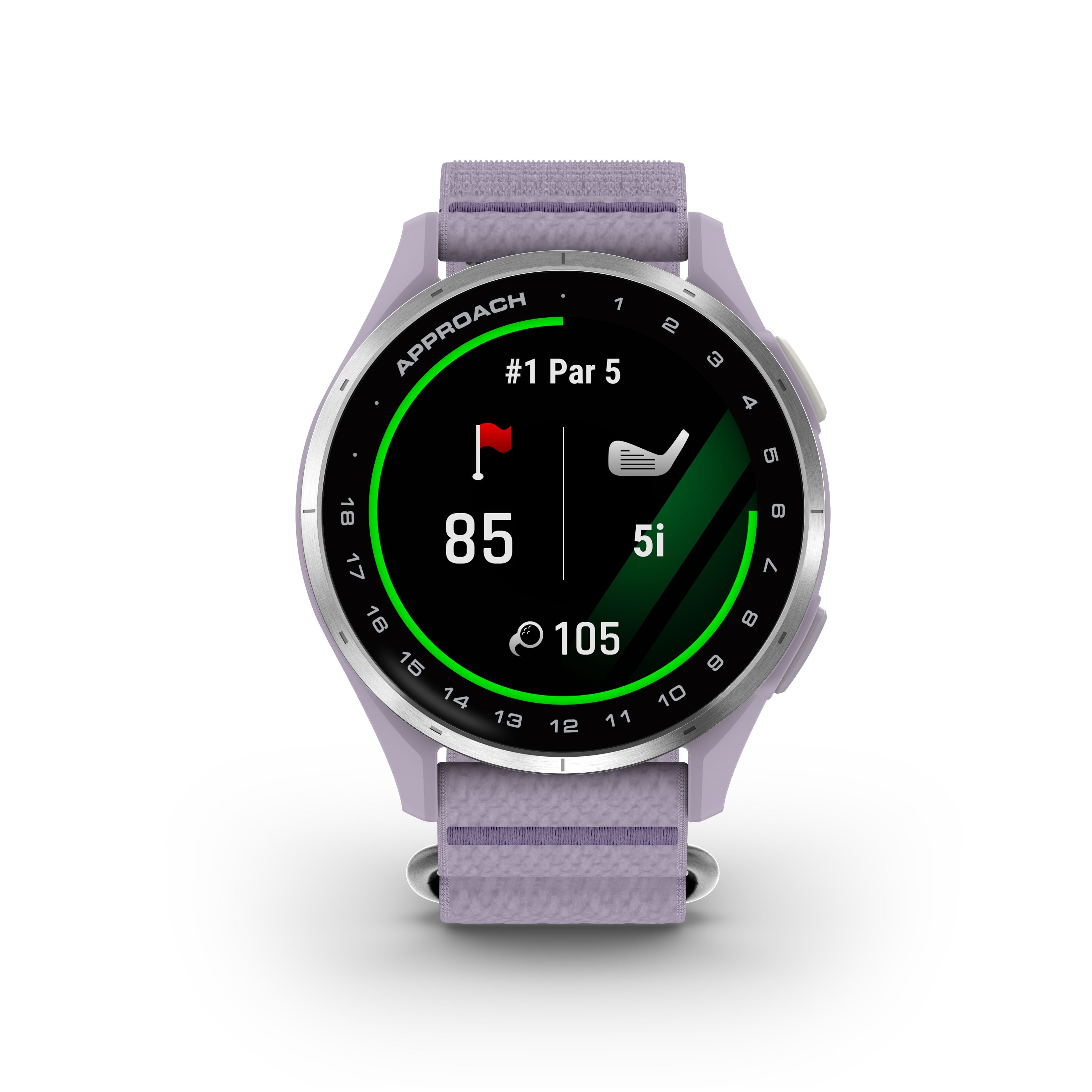 Garmin Montre GPS de golf Approach J1 – Lila / Argent