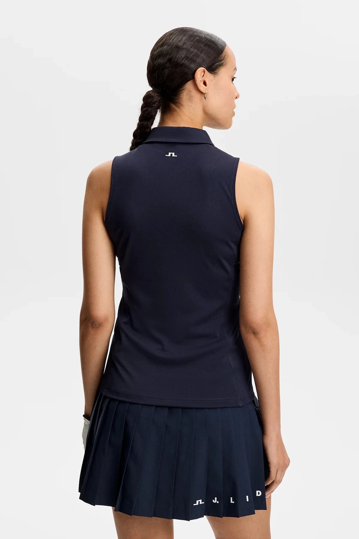 J.Lindeberg Polo sans manches Femme Dena Navy