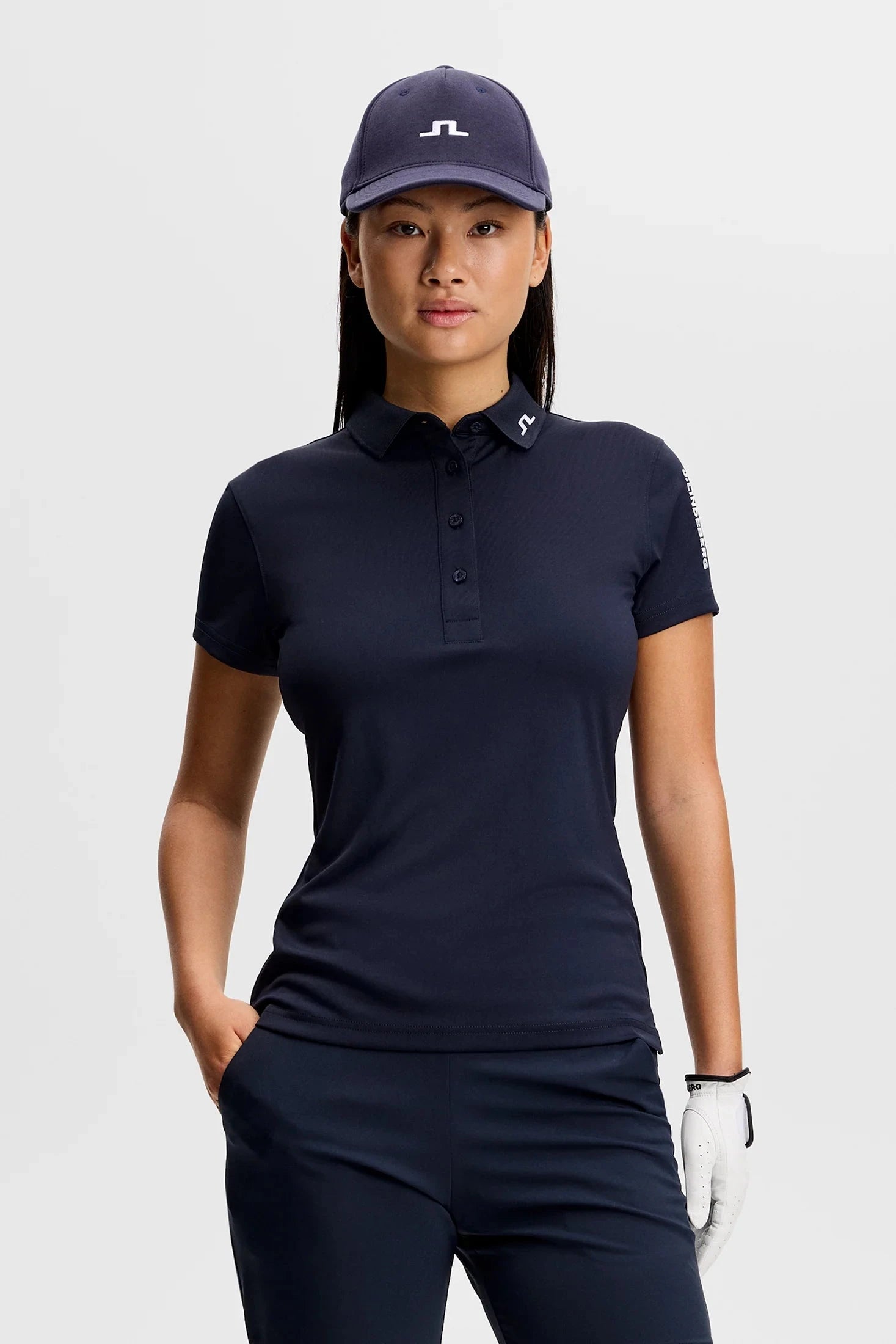J.Lindeberg Polo Femme Tour Tech JL Navy