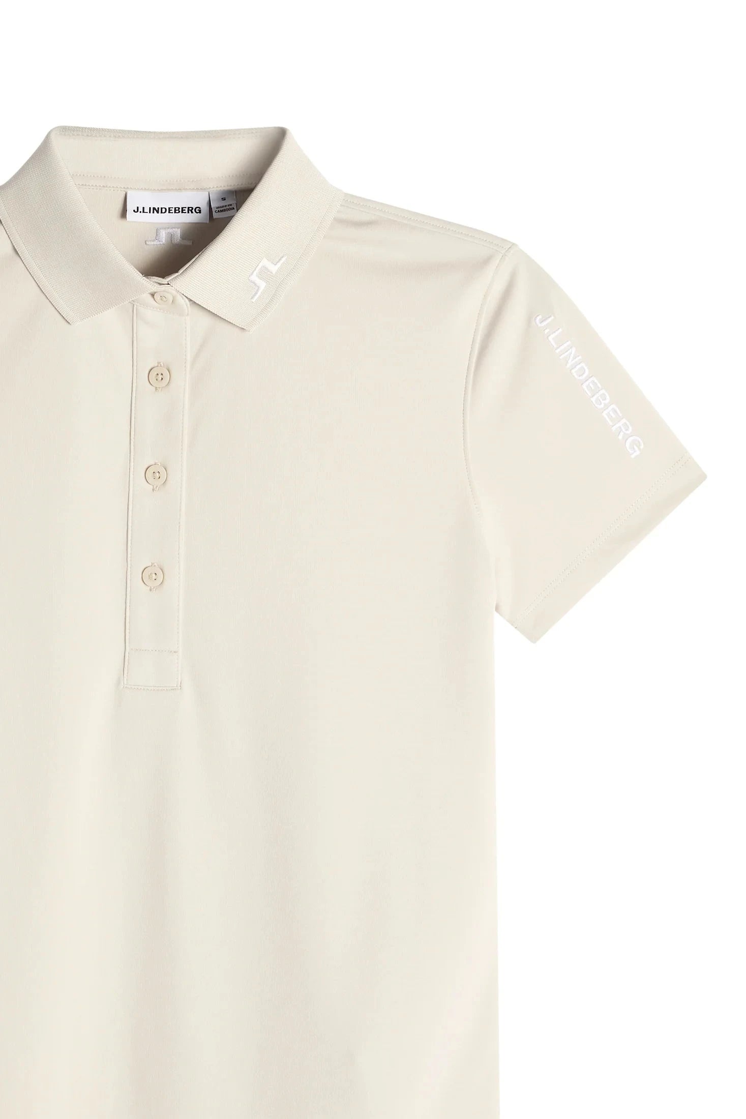 J.Lindeberg Polo Femme Tour Tech Moonbeam