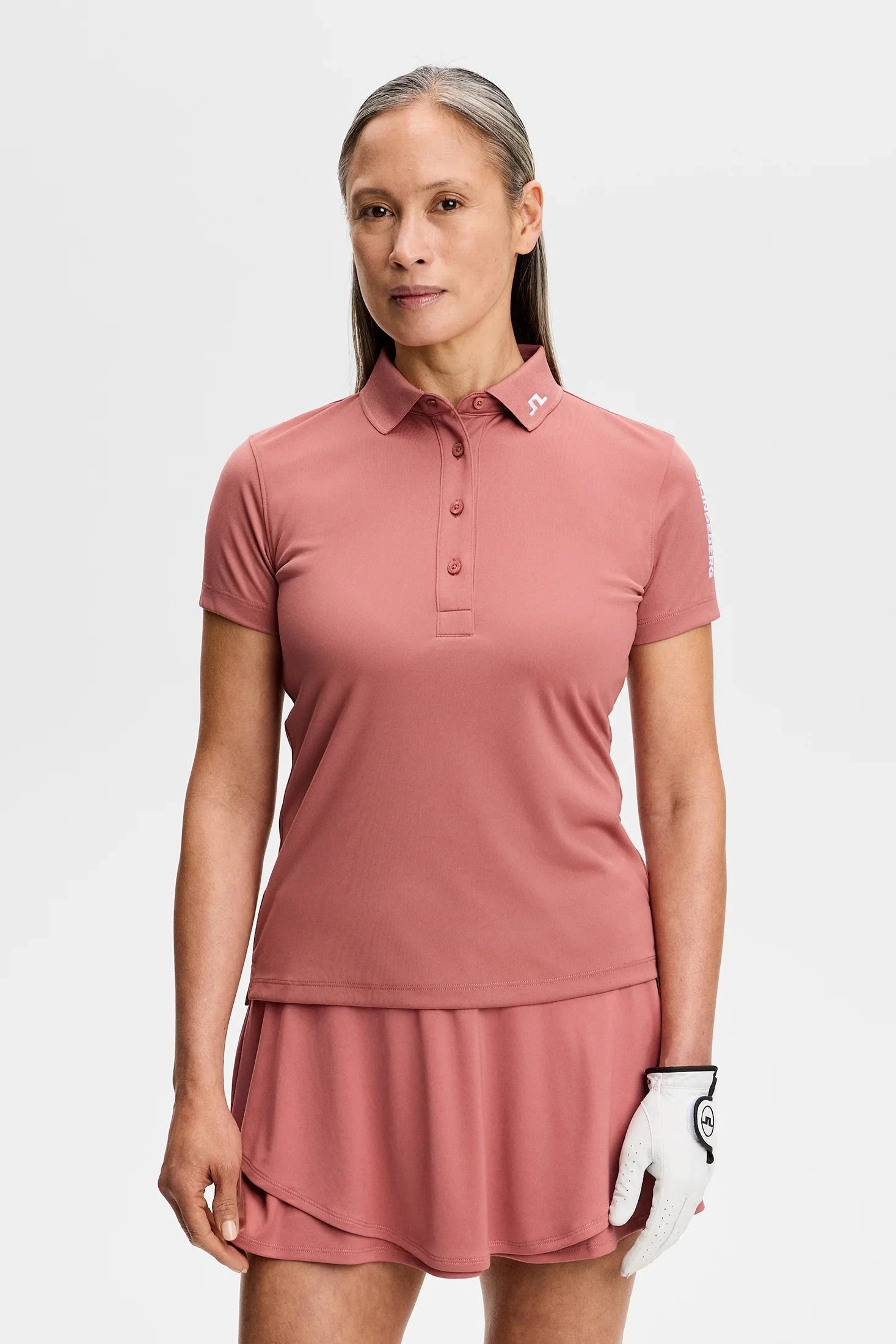 J.Lindeberg Polo Femme Tour Tech Withered Rose