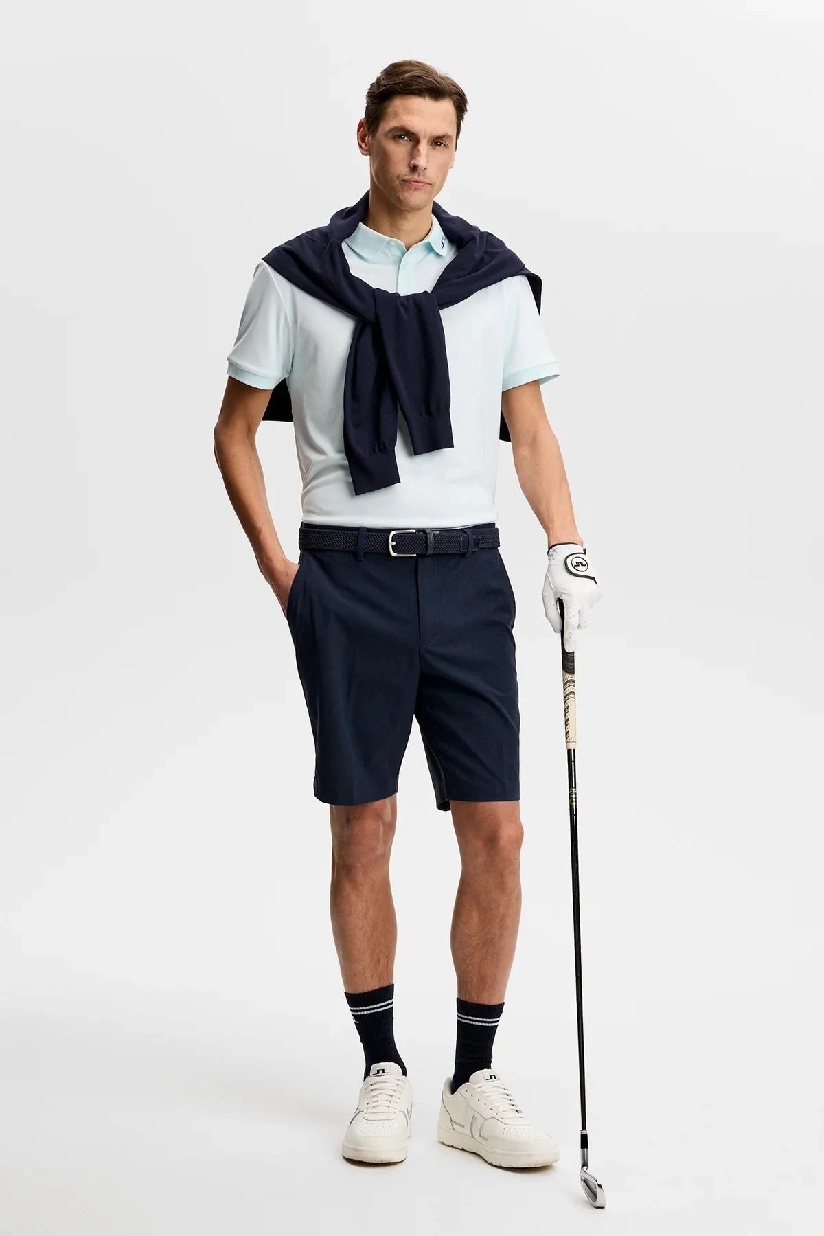 J.Lindeberg Polo KV Print Paradise Skylight M