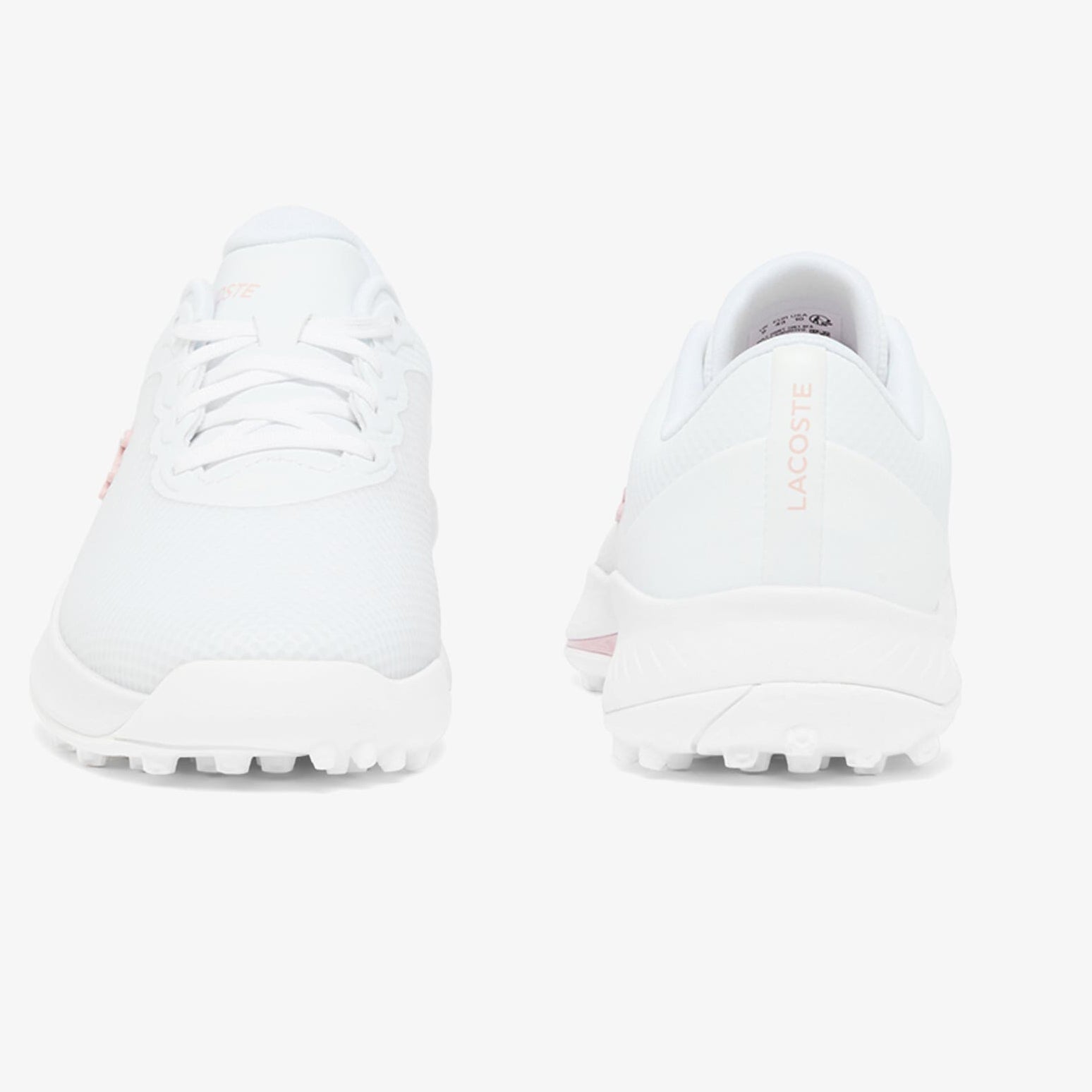 Lacoste Chaussures de Golf Femme Golf Point Blanc/Rose