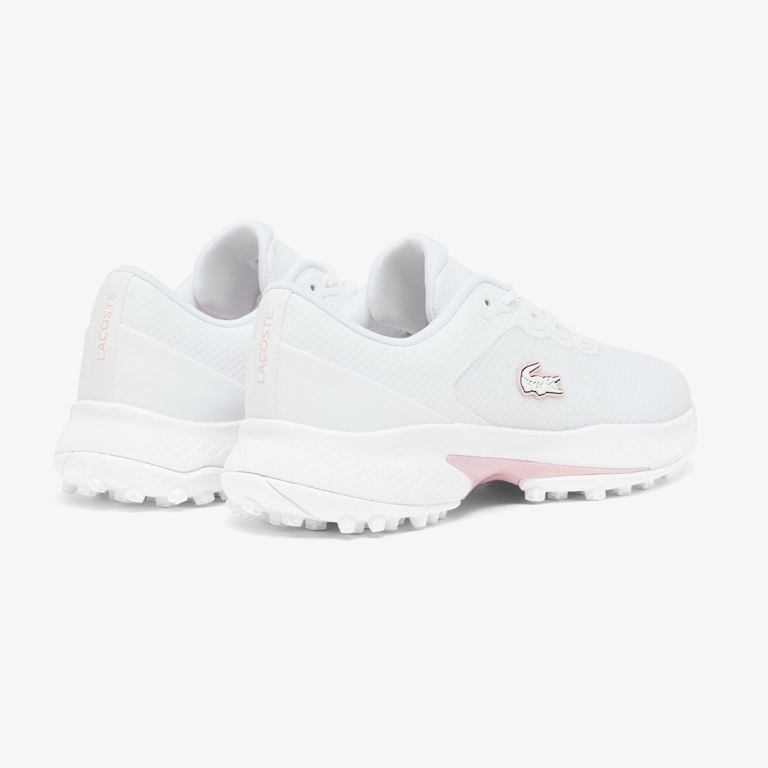 Lacoste Chaussures de Golf Femme Golf Point Blanc/Rose