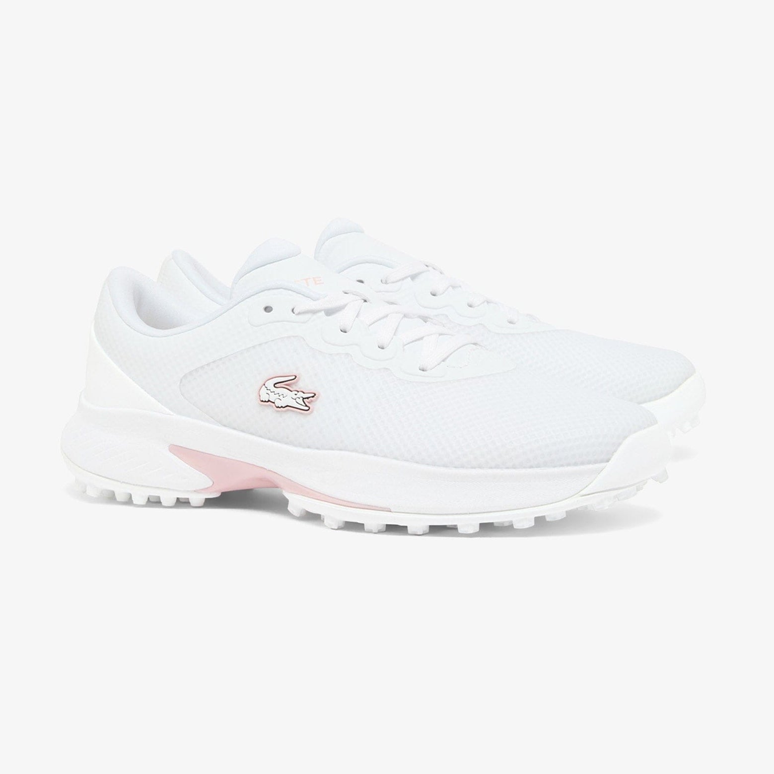 Lacoste Chaussures de Golf Femme Golf Point Blanc/Rose