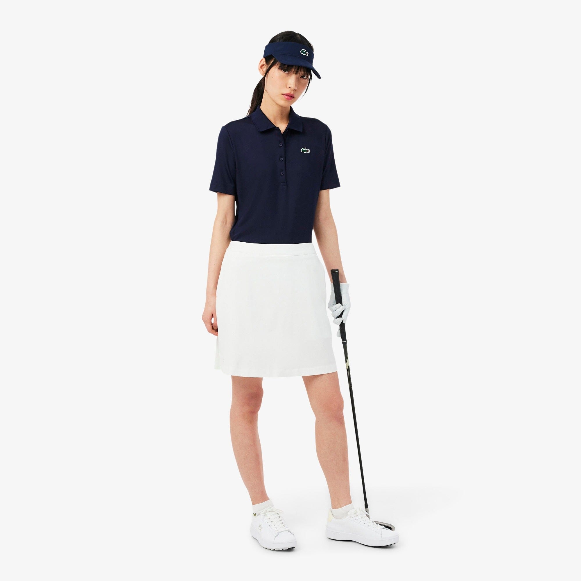 Lacoste Polo Golf slim fit stretch protection UV Bleu Marine