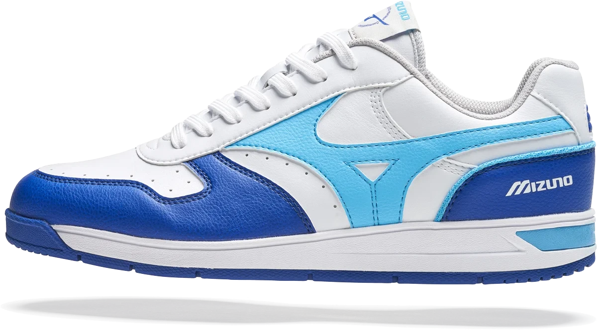 Mizuno Chaussures de golf City Wind GS Alpine Surf the Web/Swim Cap/White