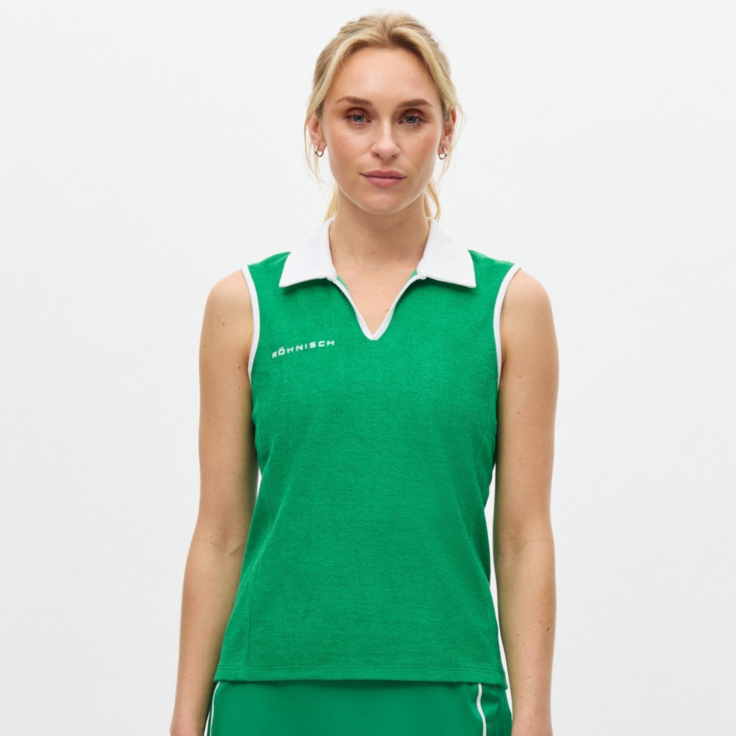 Röhnisch polo sans manches TERRY Revival Jolly Green