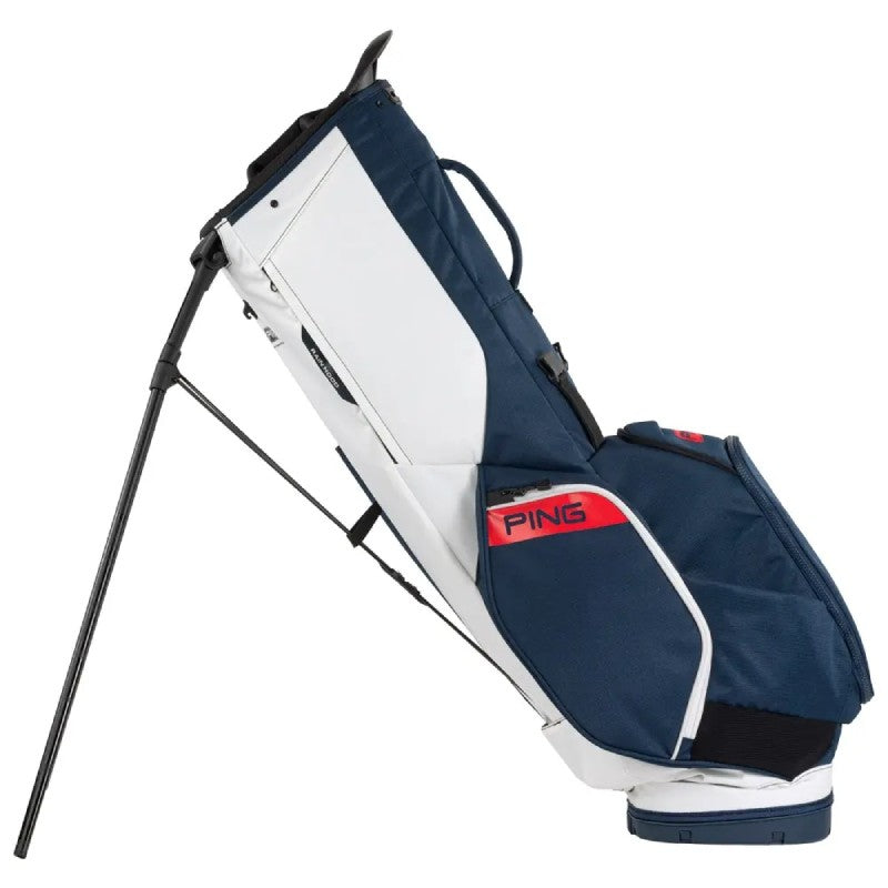 Ping sac trépied de golf Hoofer Bleu Blanc Rouge - golfcdepotenter.com