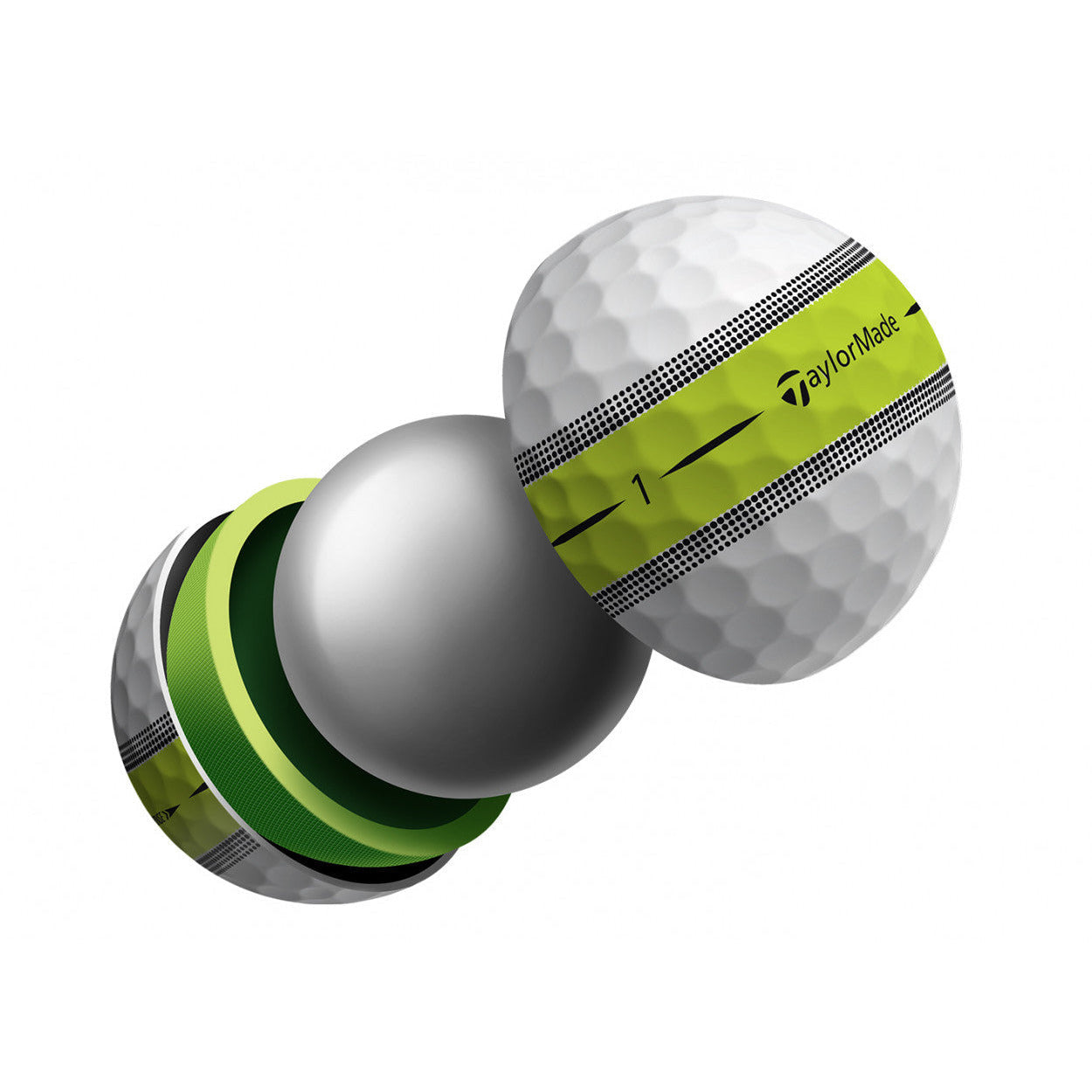 TaylorMade Balles Tour Response STRIPE 2024 (Boite de 12)