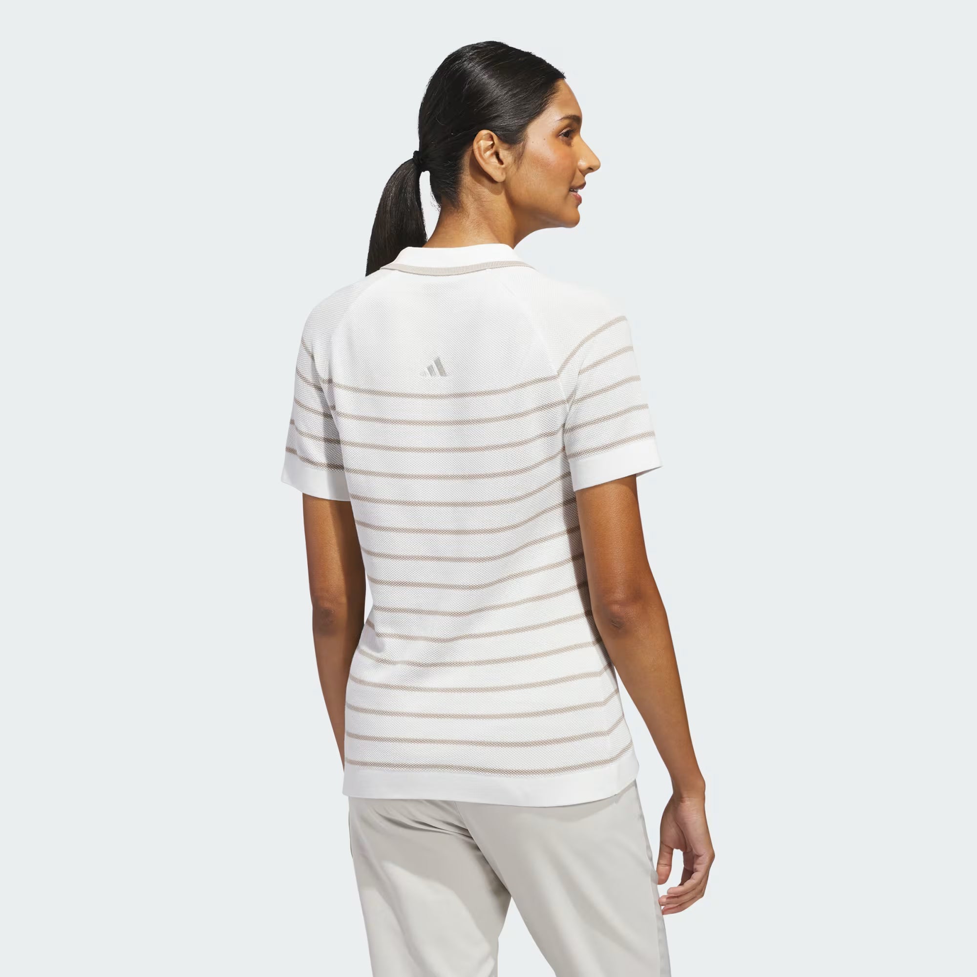 Adidas Polo de golf Maille rayé Ultimate365+
