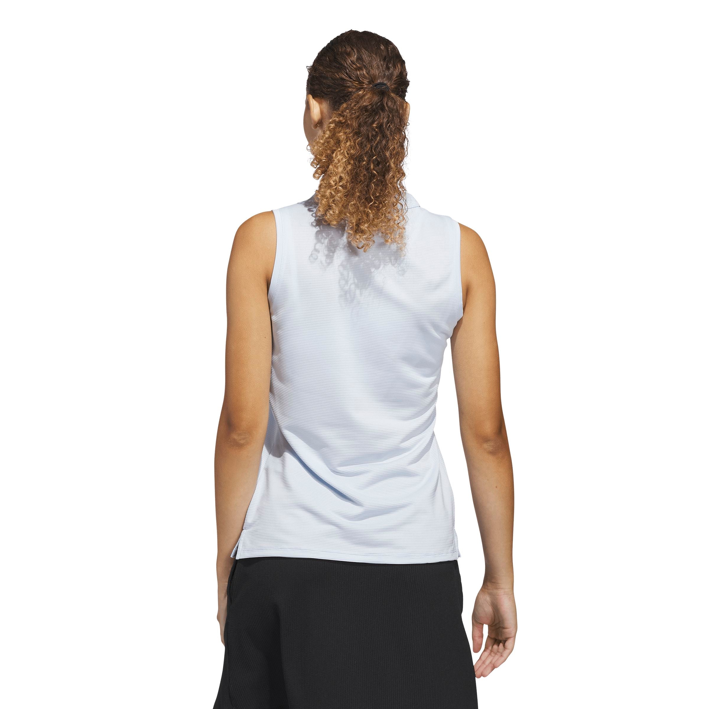 Adidas Polo Femme sans manches Ottoman Bleu Ciel