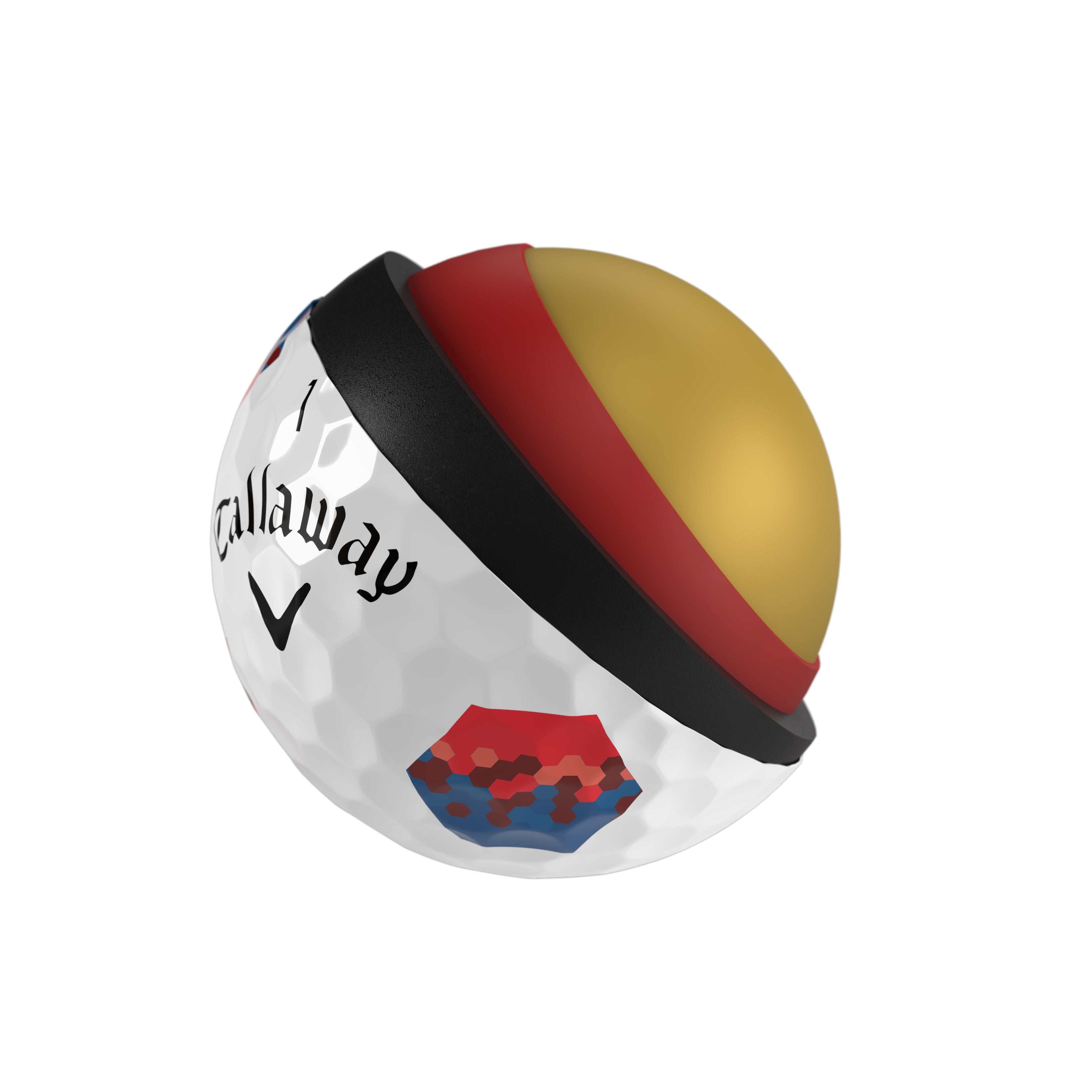 Callaway Balles Chrome Tour Blanche TruTrack 2026