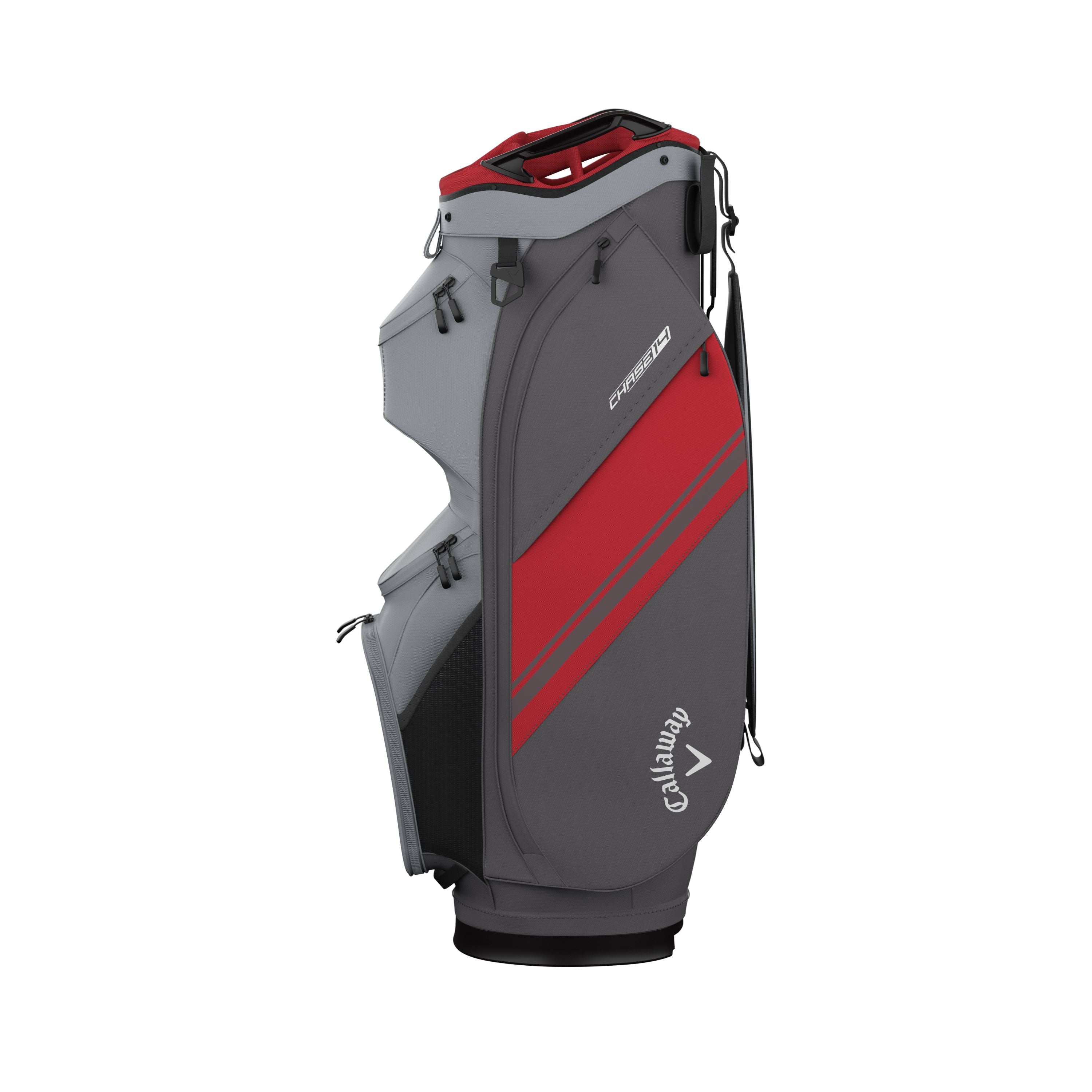 Callaway Sac chariot Chase 14 Acier Graphite Rouge 2026