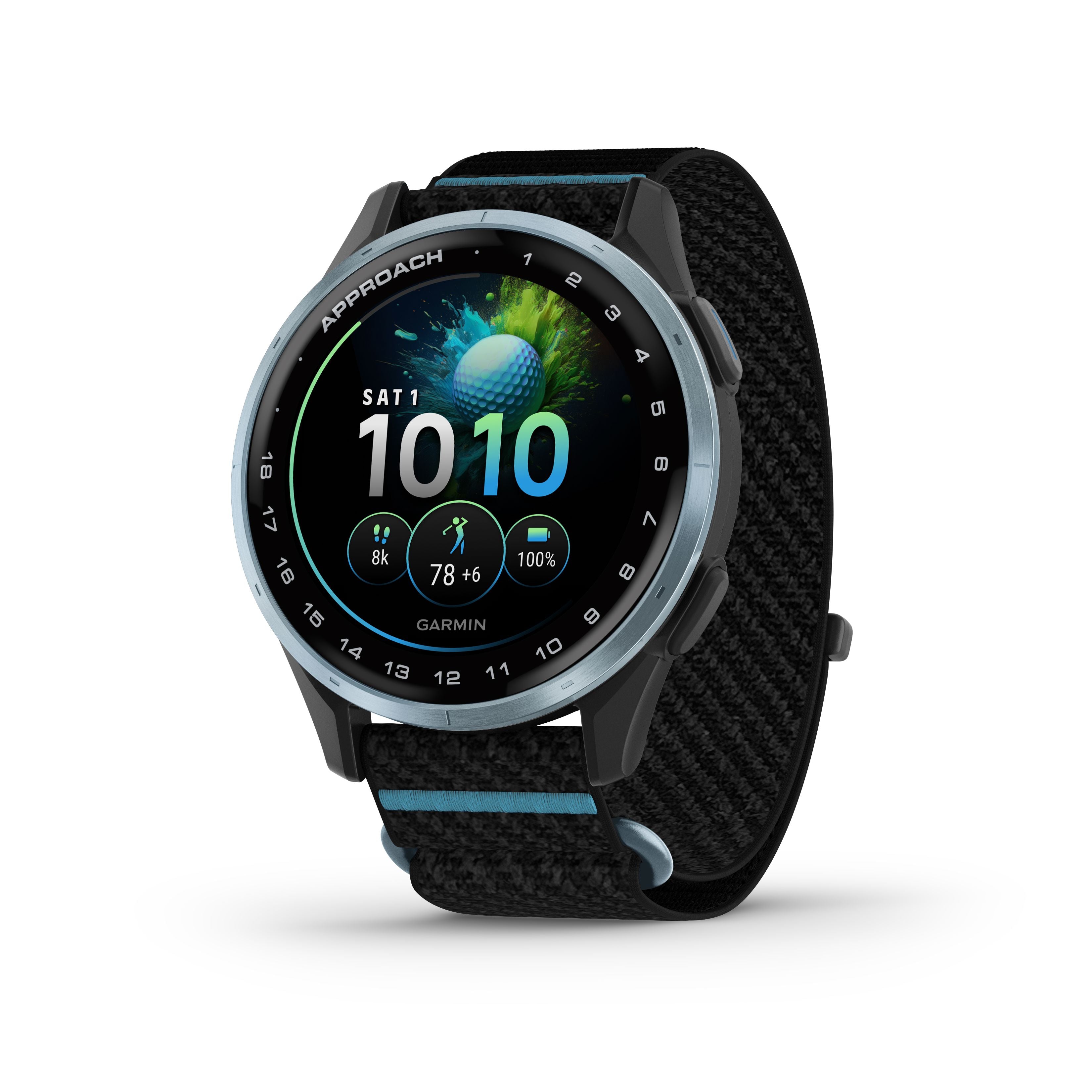 Garmin Montre GPS de golf Approach J1 – Noir / Azur