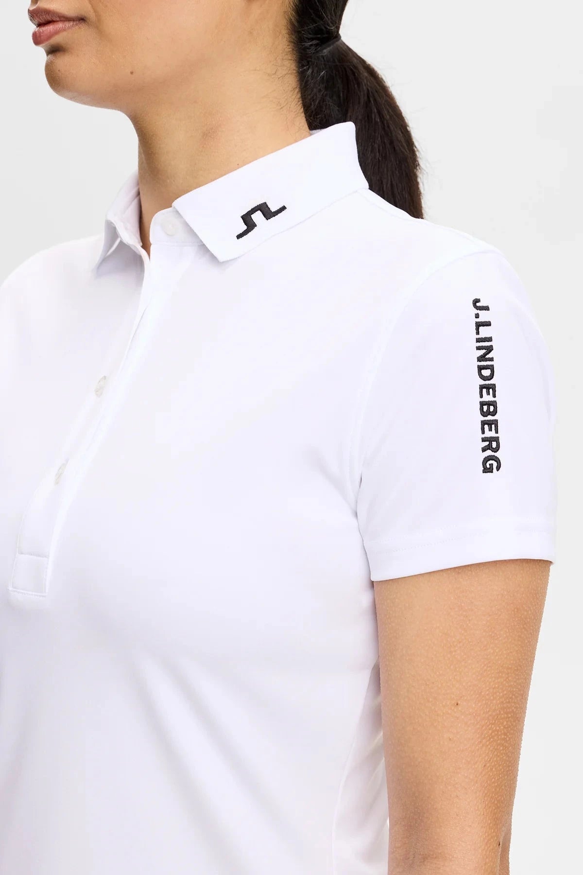 J.Lindeberg Polo Femme Tour Tech JL White