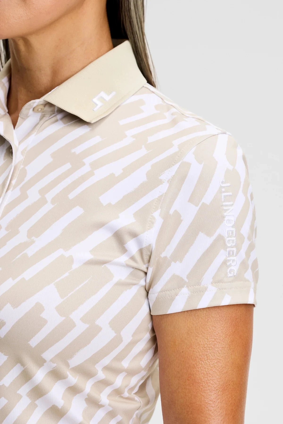 J.Lindeberg Polo Femme Tour Tech Print