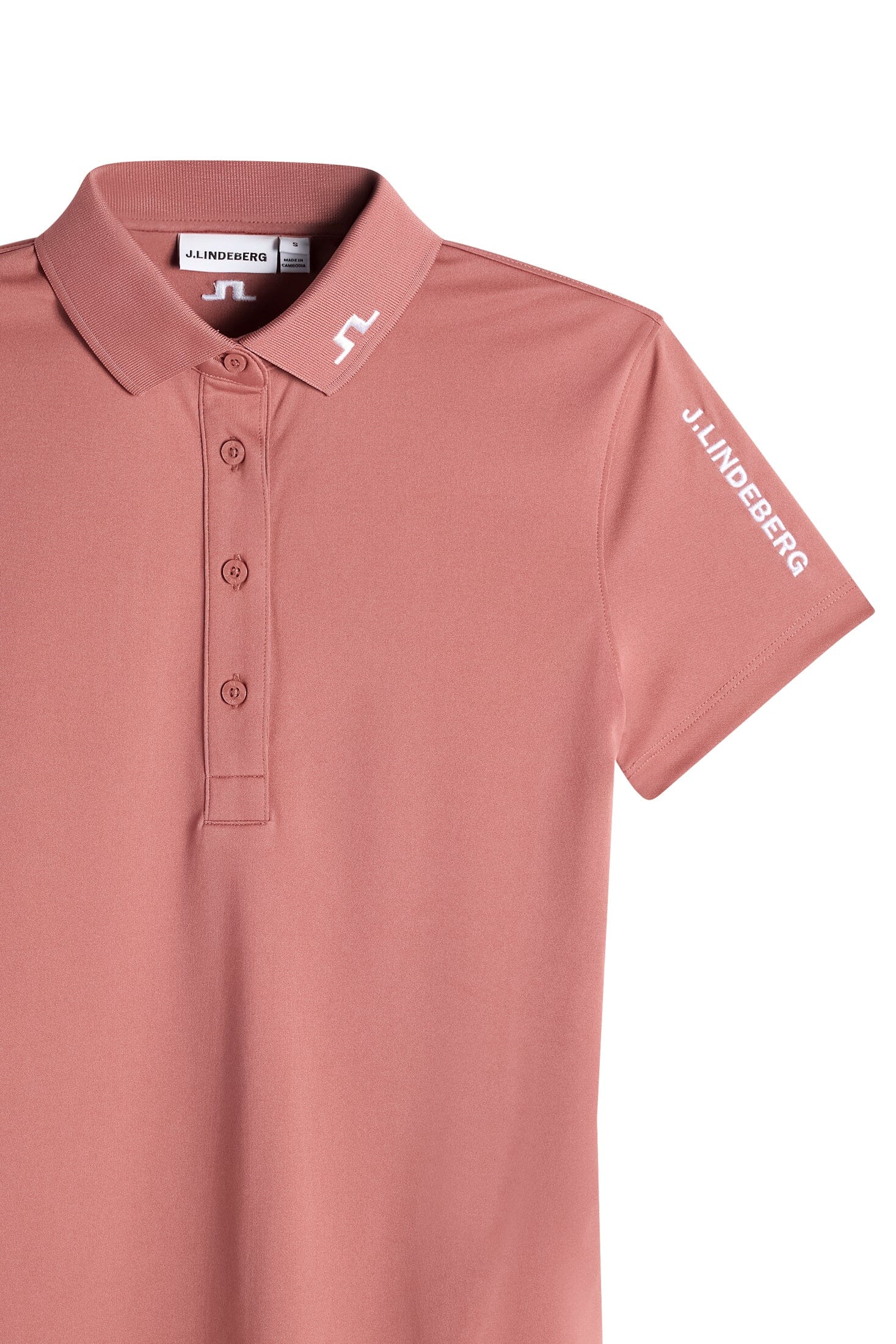 J.Lindeberg Polo Femme Tour Tech Withered Rose