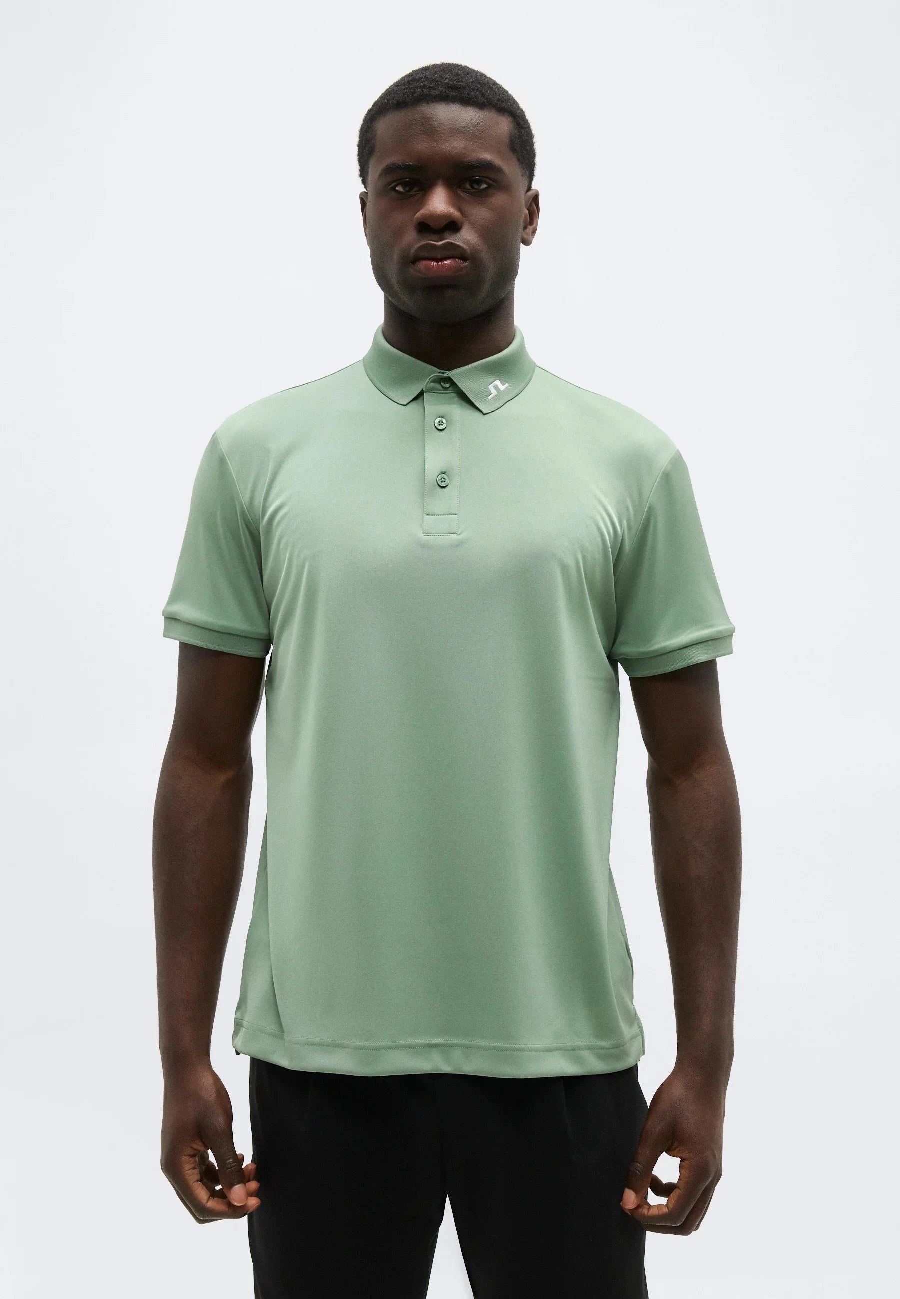J.Lindeberg Polo KV Print Paradise Hedge Green