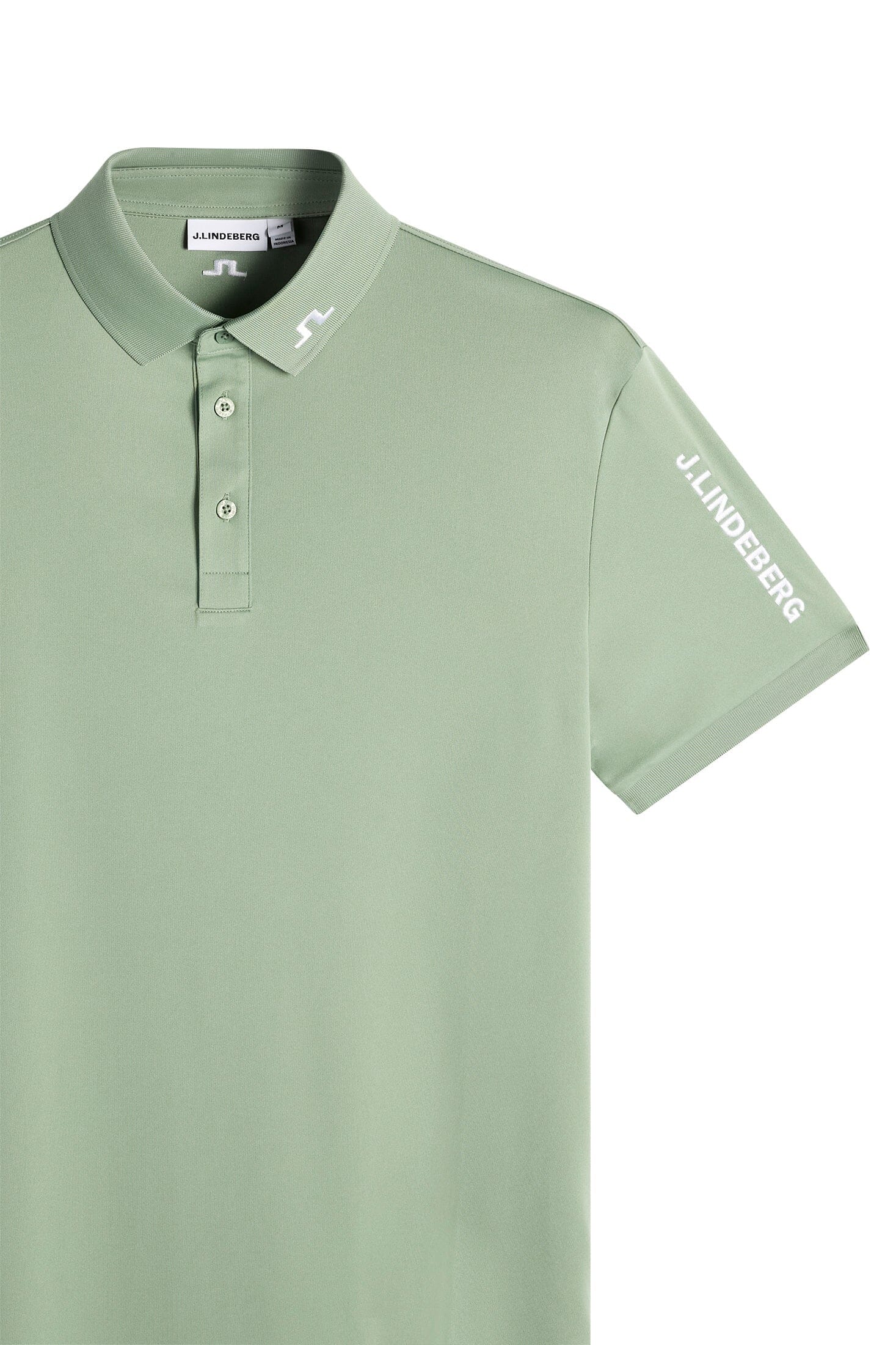 J.Lindeberg Polo Tour Tech Hedge Green