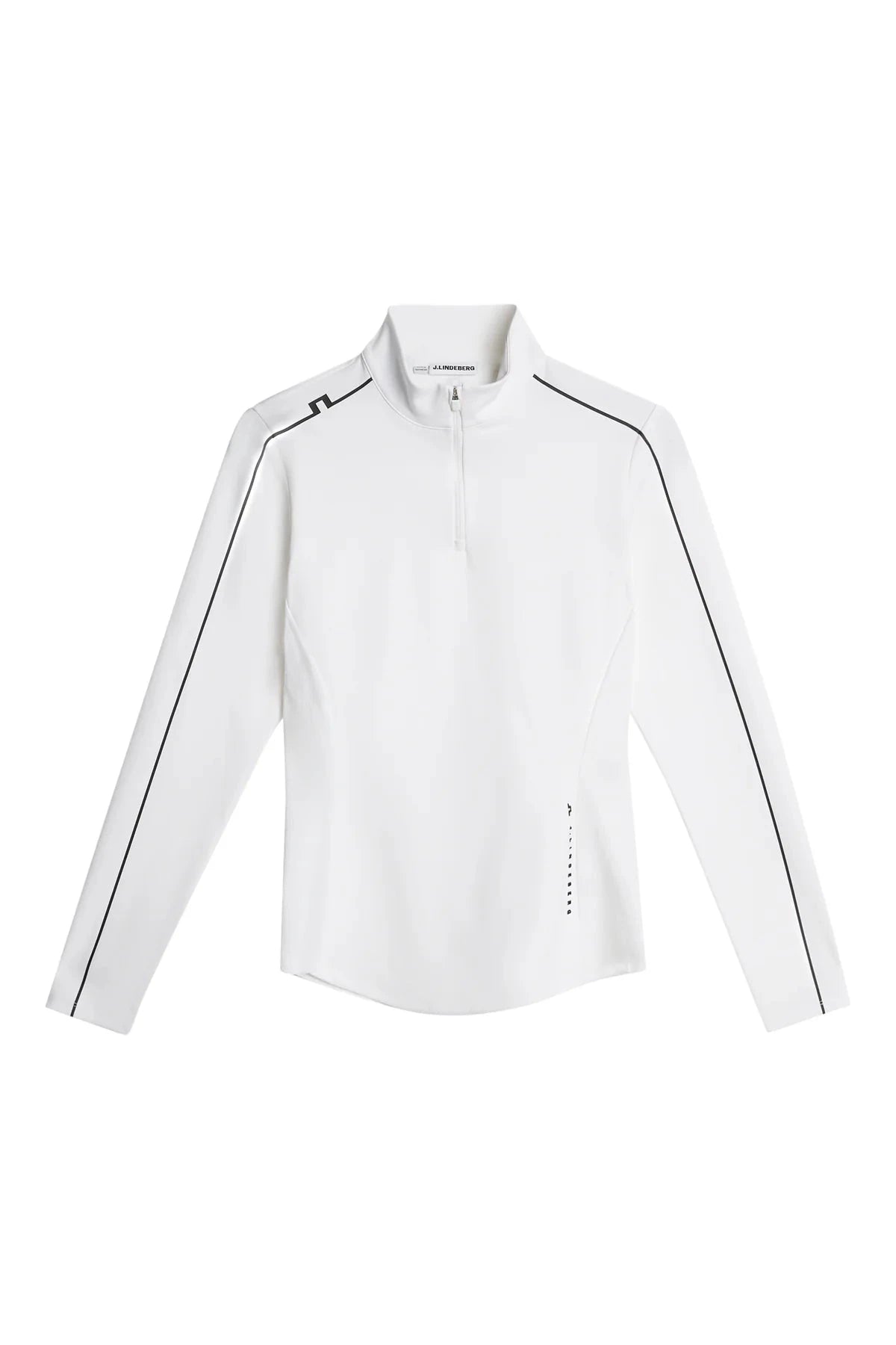 J.Lindeberg Pull Femme Adiola Quarter Zip White