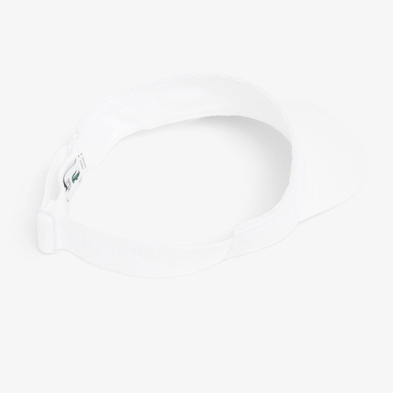 Lacoste Visière Sport taffetas diamanté Blanche